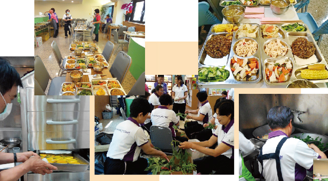 善種子香積組準備餐食照片